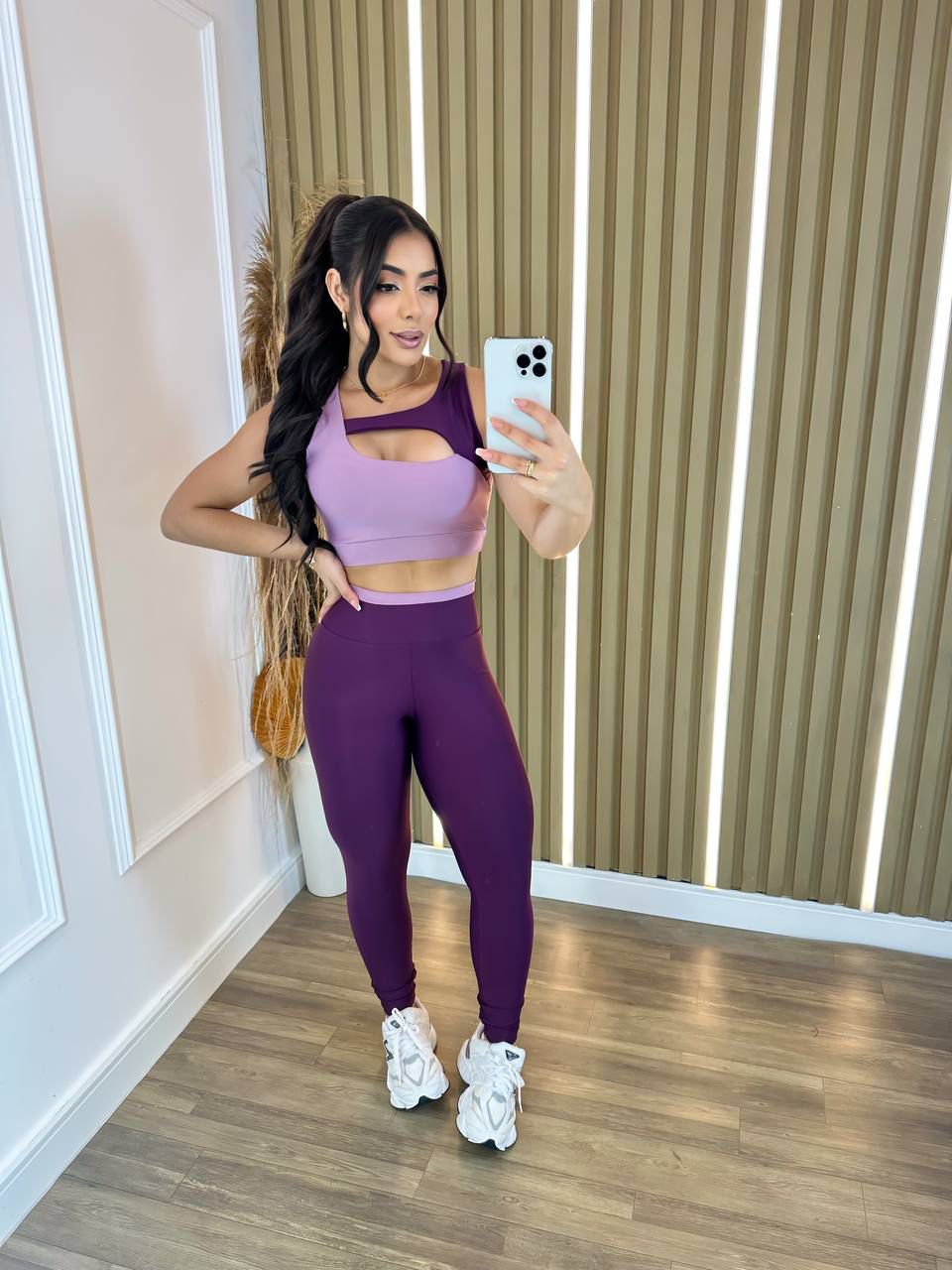 Conjunto Glow Legging detalhe
