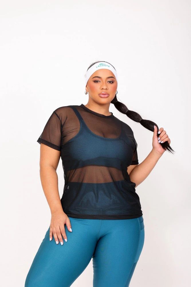 Camisão Tule Preto